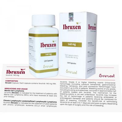 依鲁替尼 伊布替尼(Ibruxen)140mg/120粒